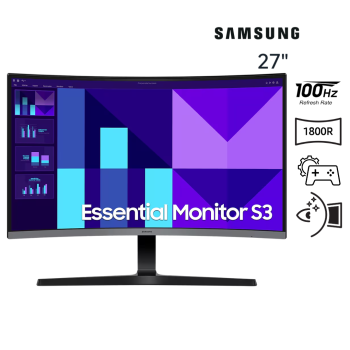 MONITOR SAMSUNG 27" CURVO ESSENTIAL S3 LS27D390GANXZA